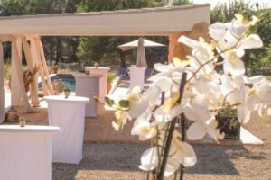 casa rural para bodas - flores